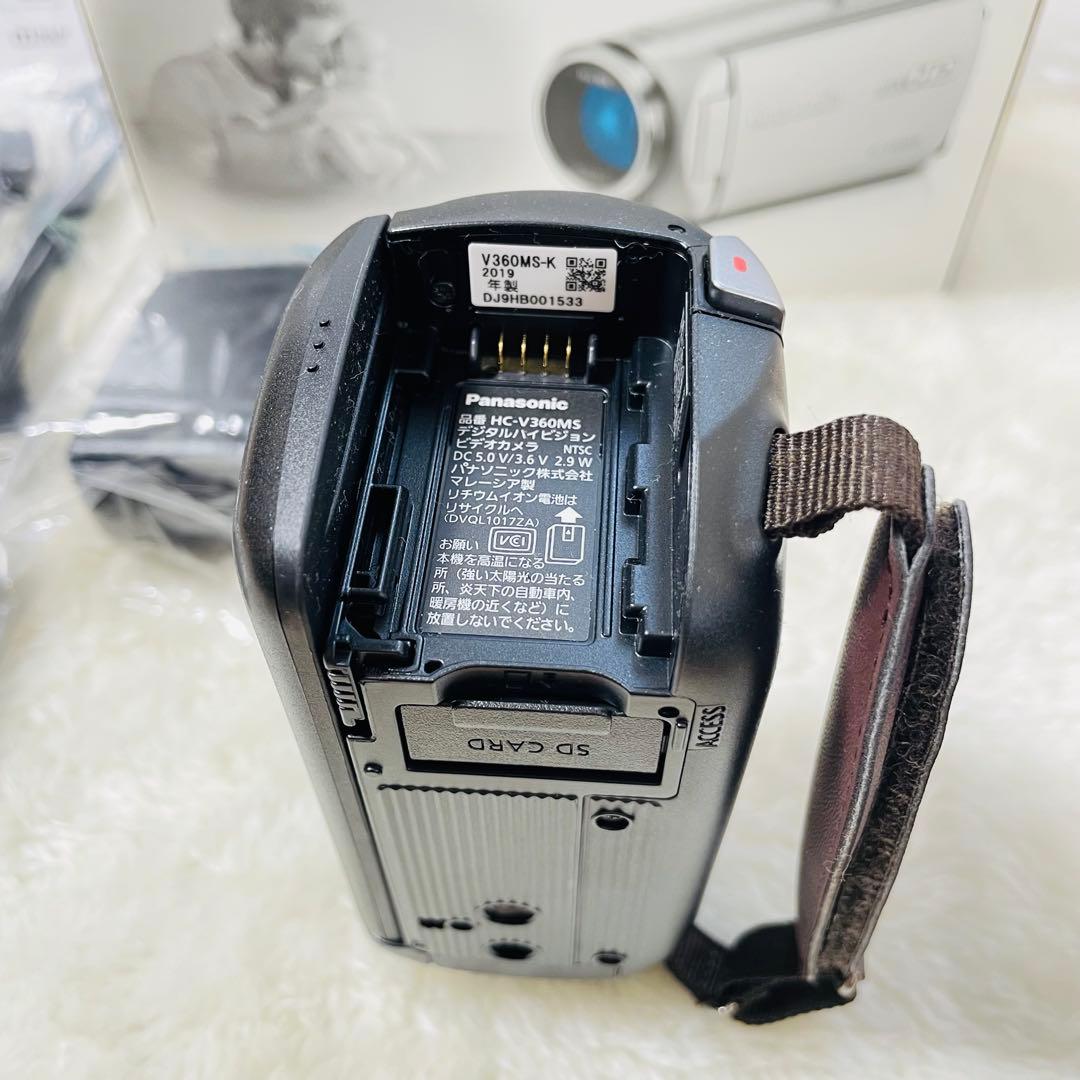 【ほぼ新品】Panasonic HC-V360MS フルHDビデオカメラ