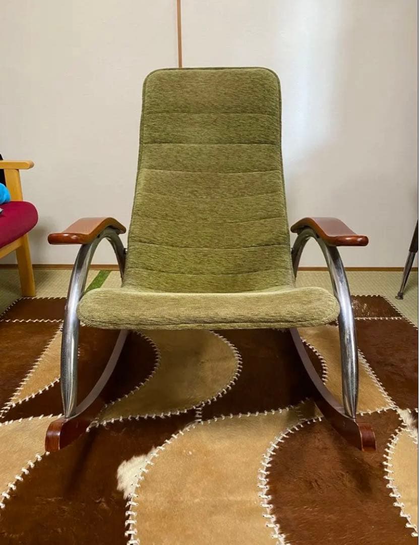 ロッキングチェア　ヴィンテージ モダン　ミッドセンチュリー　昭和レトロ