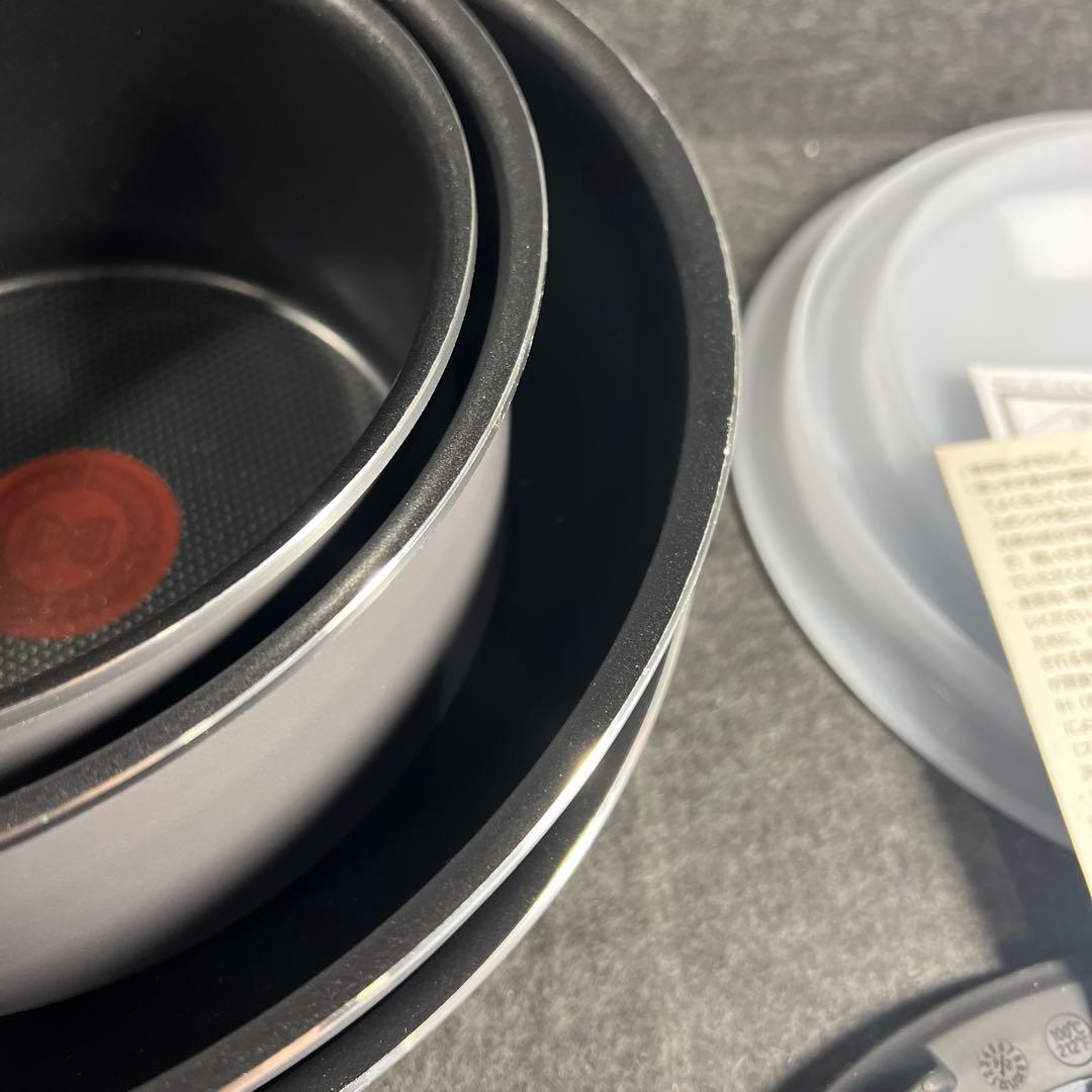 t-fal ティファール フレーズグレー 9点セットL16199