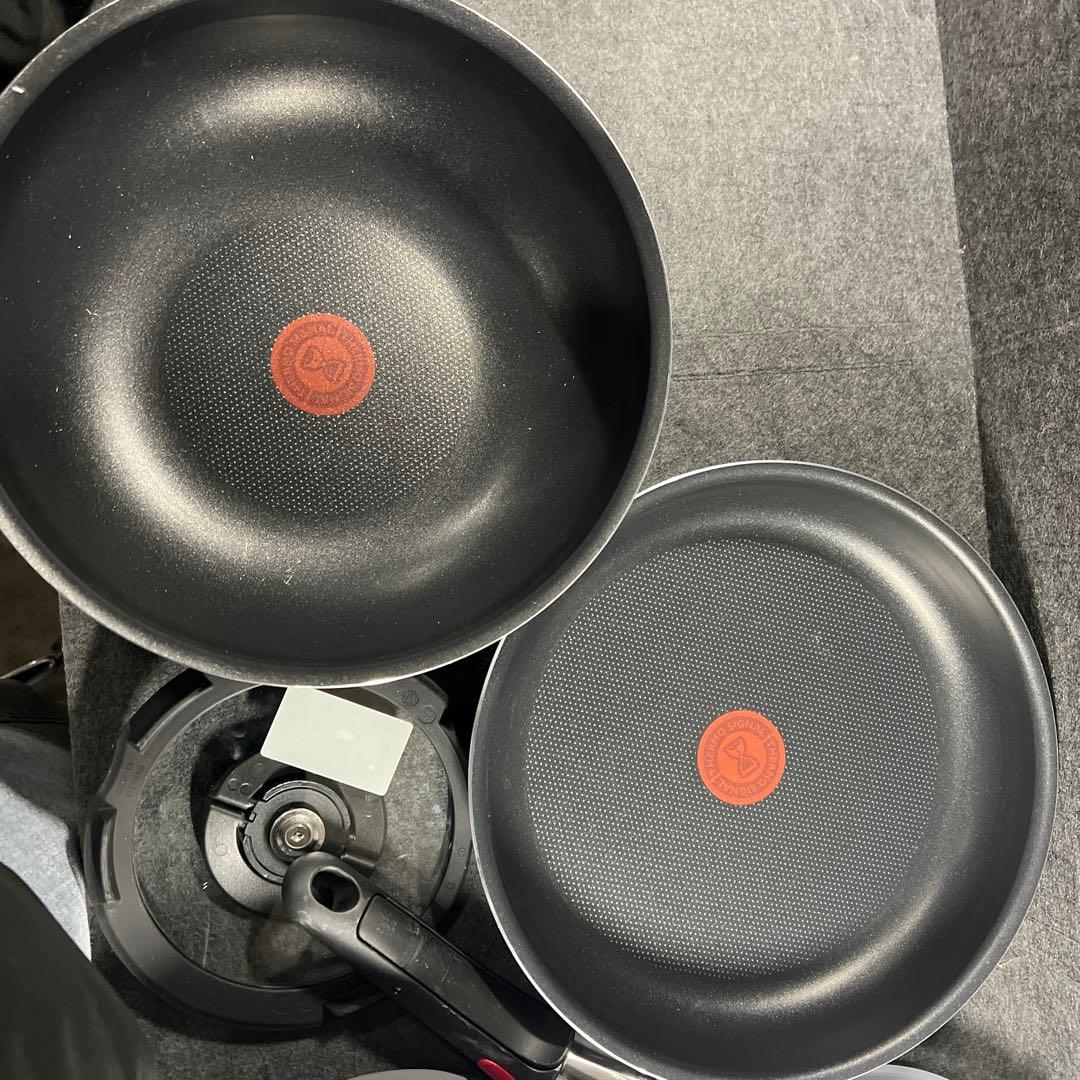 t-fal ティファール フレーズグレー 9点セットL16199