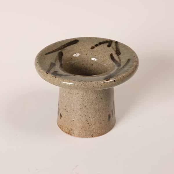 絵唐津蓋置　十四代中里太郎右衛門　【茶道具・陶器】