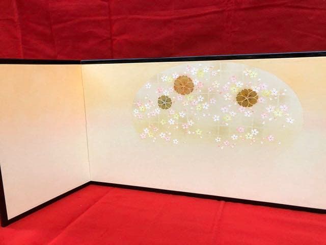 御屏風　13号三曲本仕立