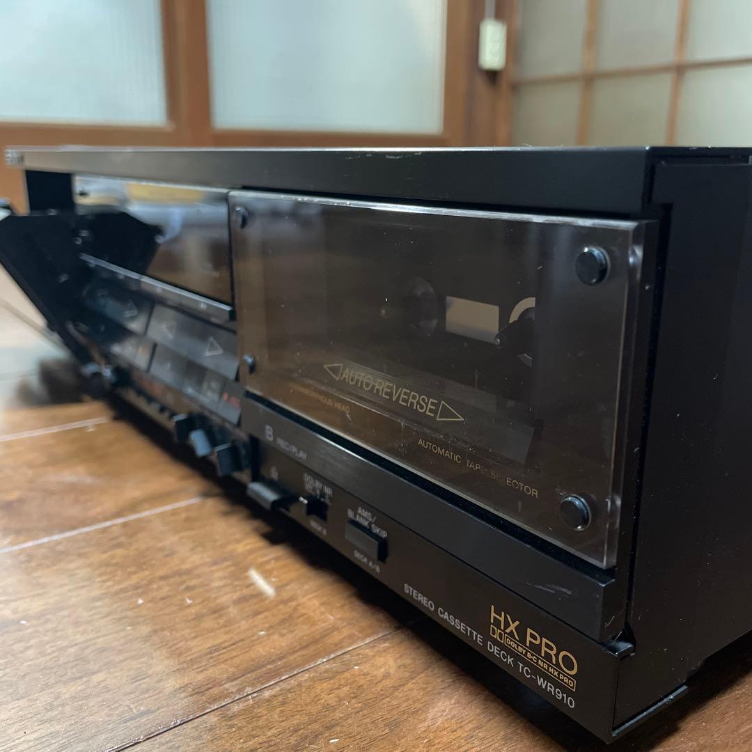 SONYステレオカセットデッキ TC-WR910【音出し•基本動作確認済】