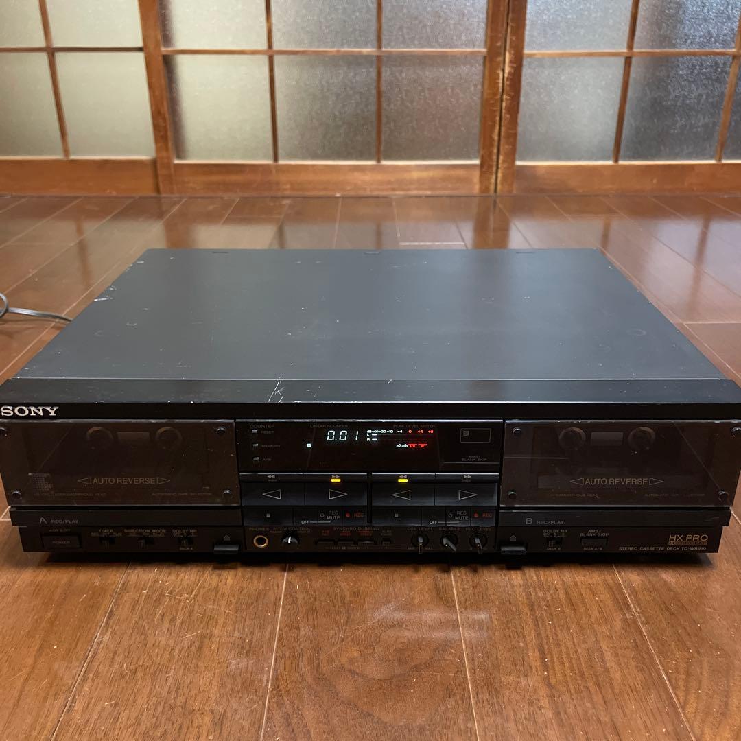 SONYステレオカセットデッキ TC-WR910【音出し•基本動作確認済】