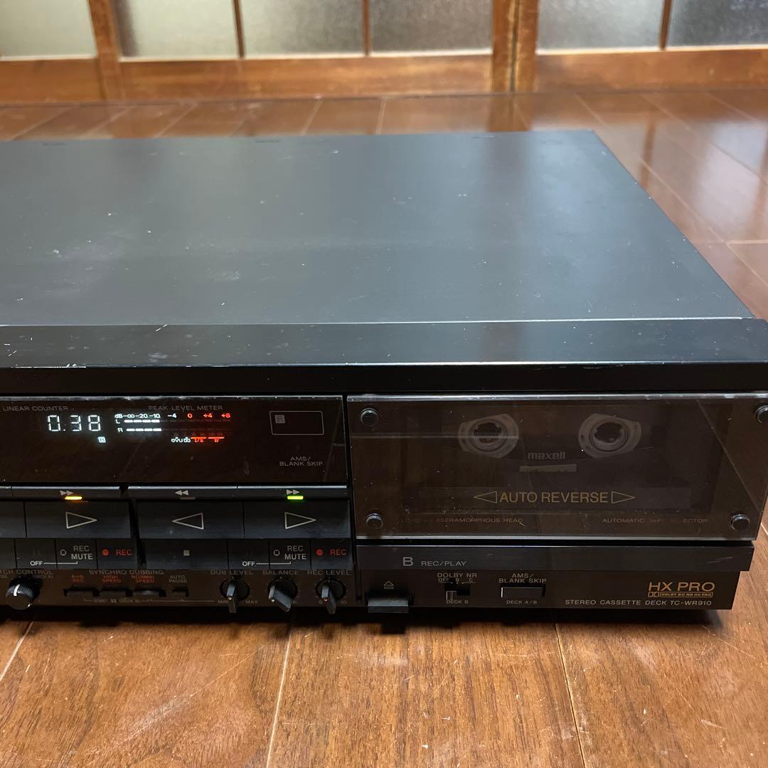 SONYステレオカセットデッキ TC-WR910【音出し•基本動作確認済】