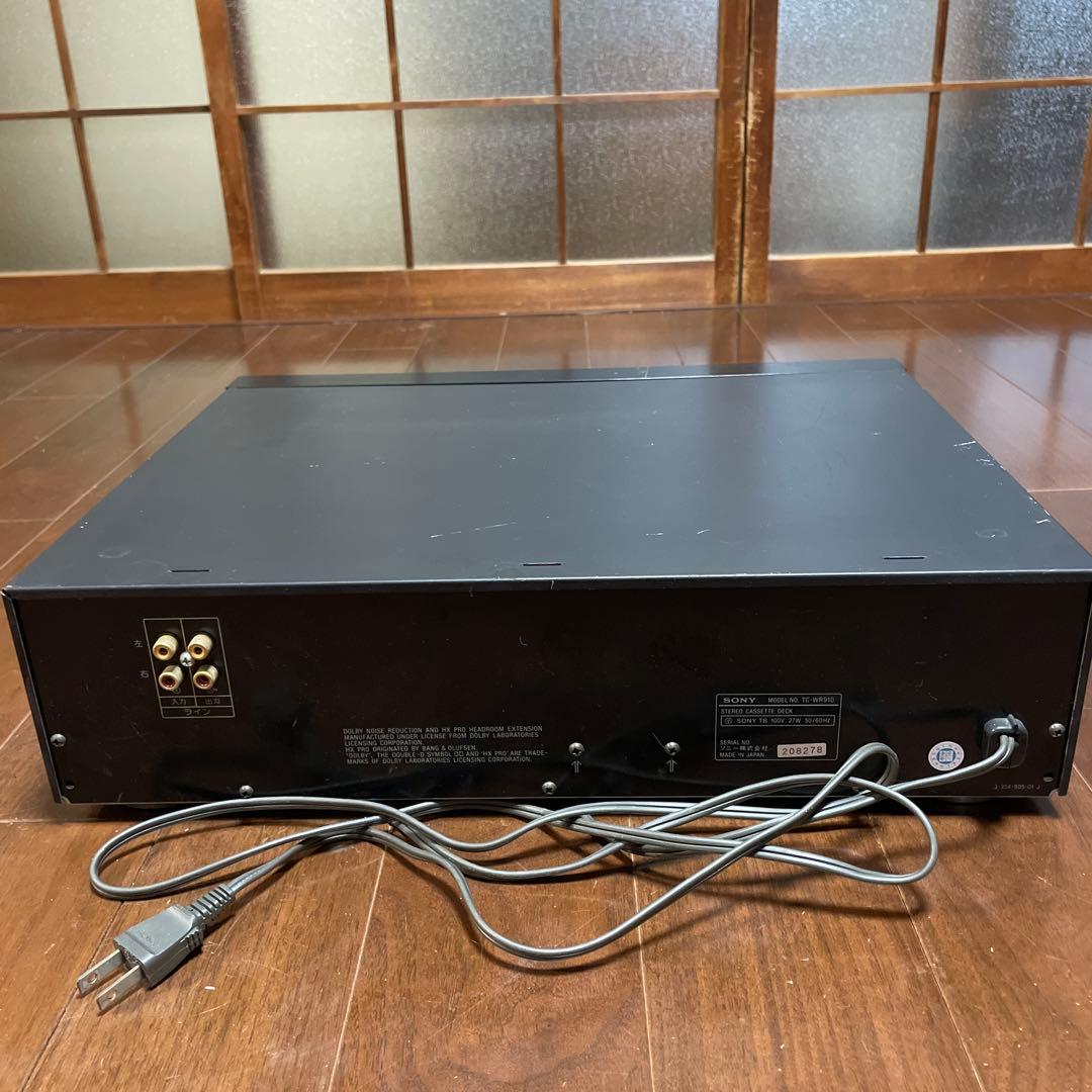 SONYステレオカセットデッキ TC-WR910【音出し•基本動作確認済】