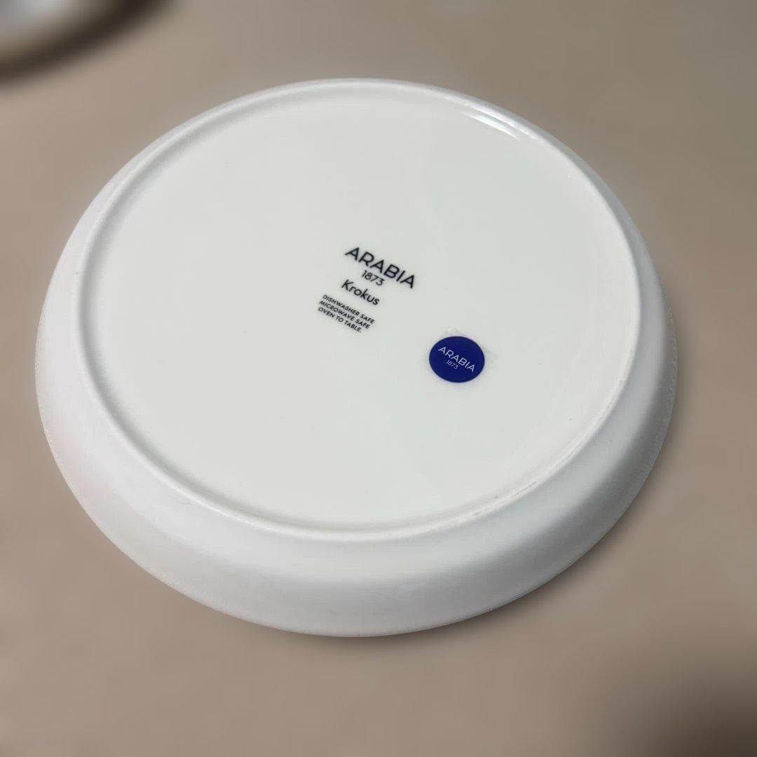 ARABIA Krokus アラビアクロッカス プレート 19cm ２枚セット