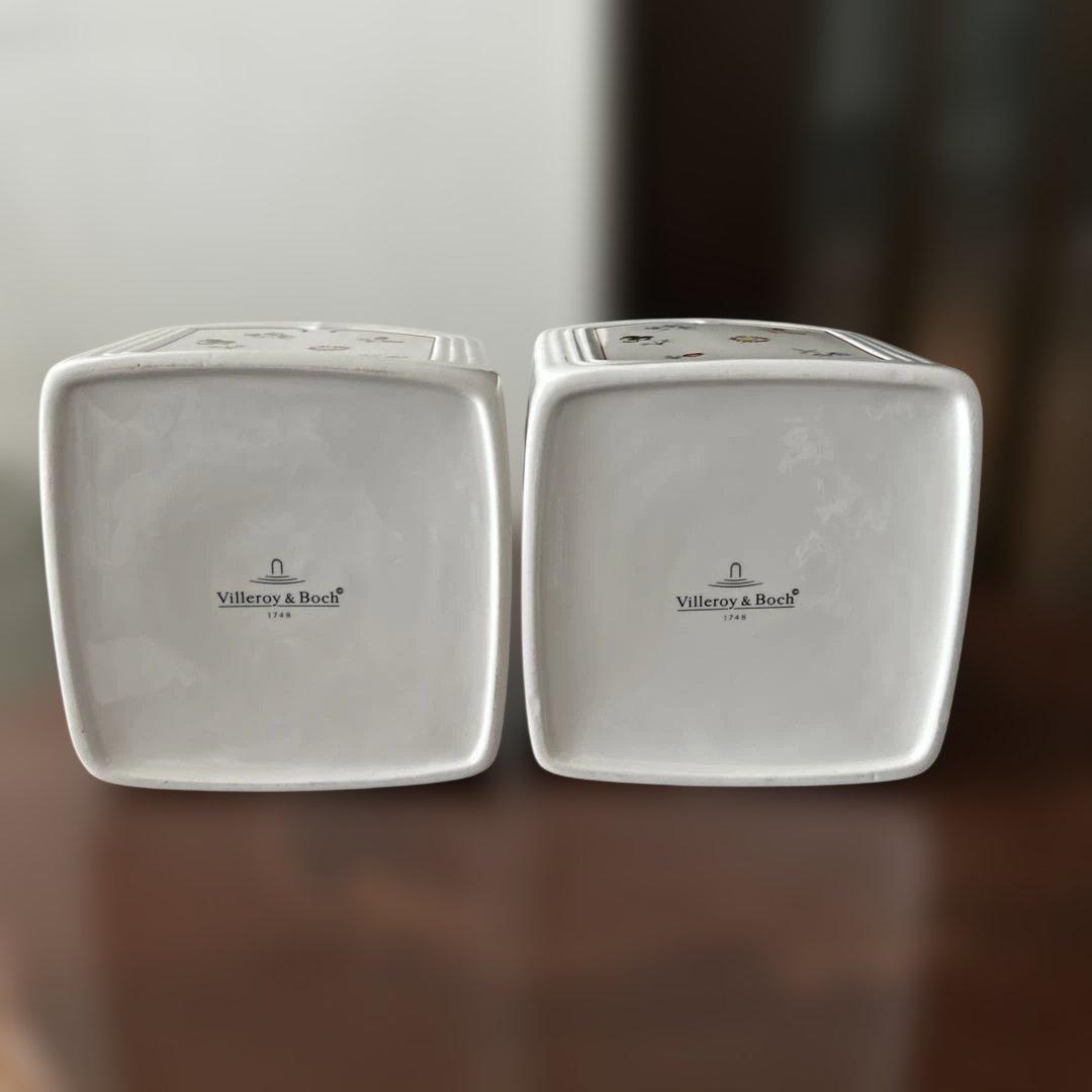希少•2個set ビレロイ＆ボッホ キャニスター Villeroy Boch