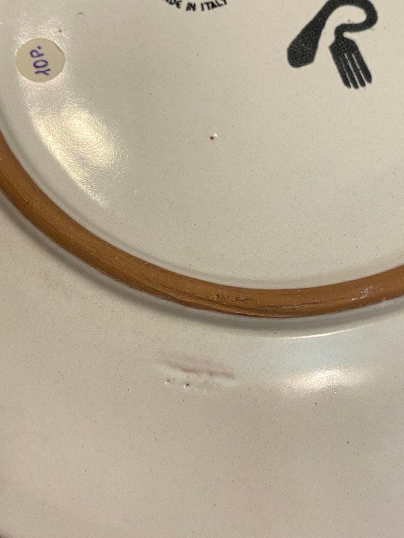 ブオンリコルド　イタリア製絵皿　2000 ノルチャ