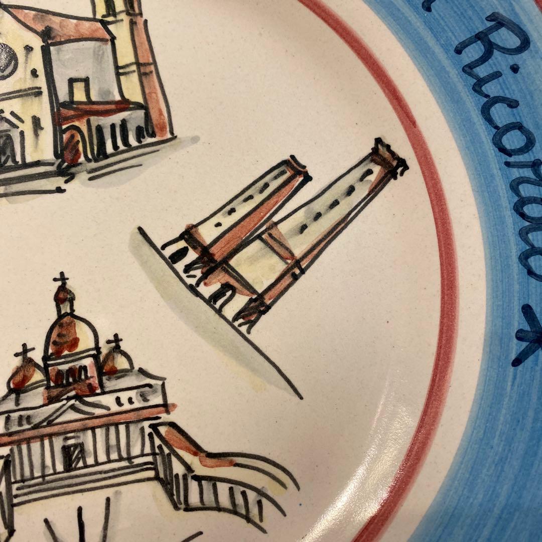 ブオンリコルド　イタリア製絵皿　2000 ノルチャ