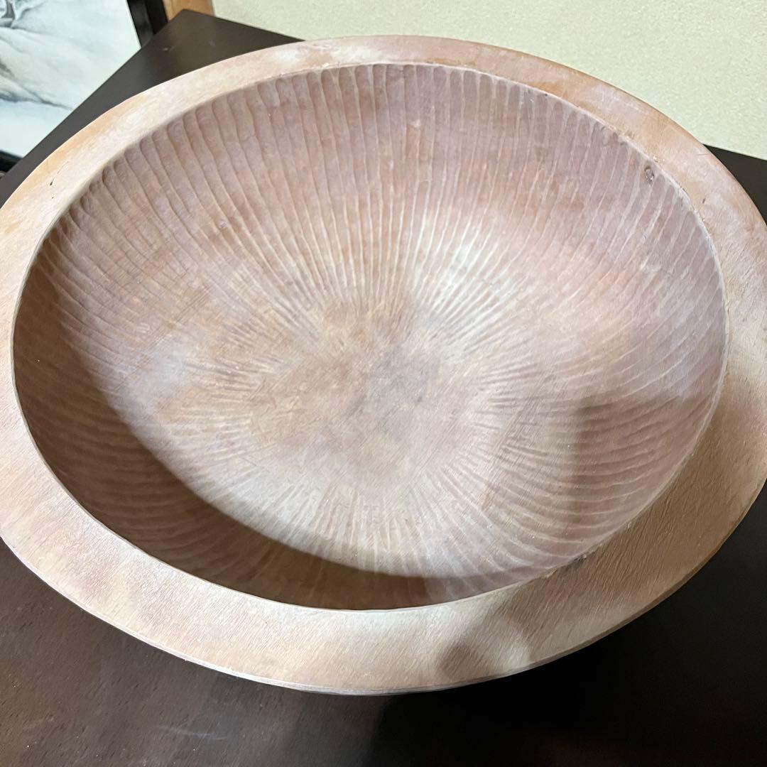 アンティーク　こね鉢　トチ