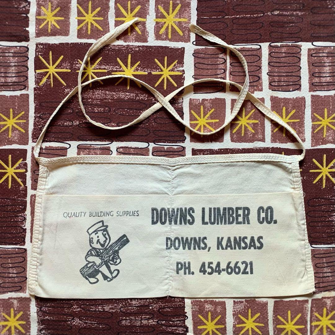 GOOD PRINT 60's〜 VINTAGE WORK APRON USA