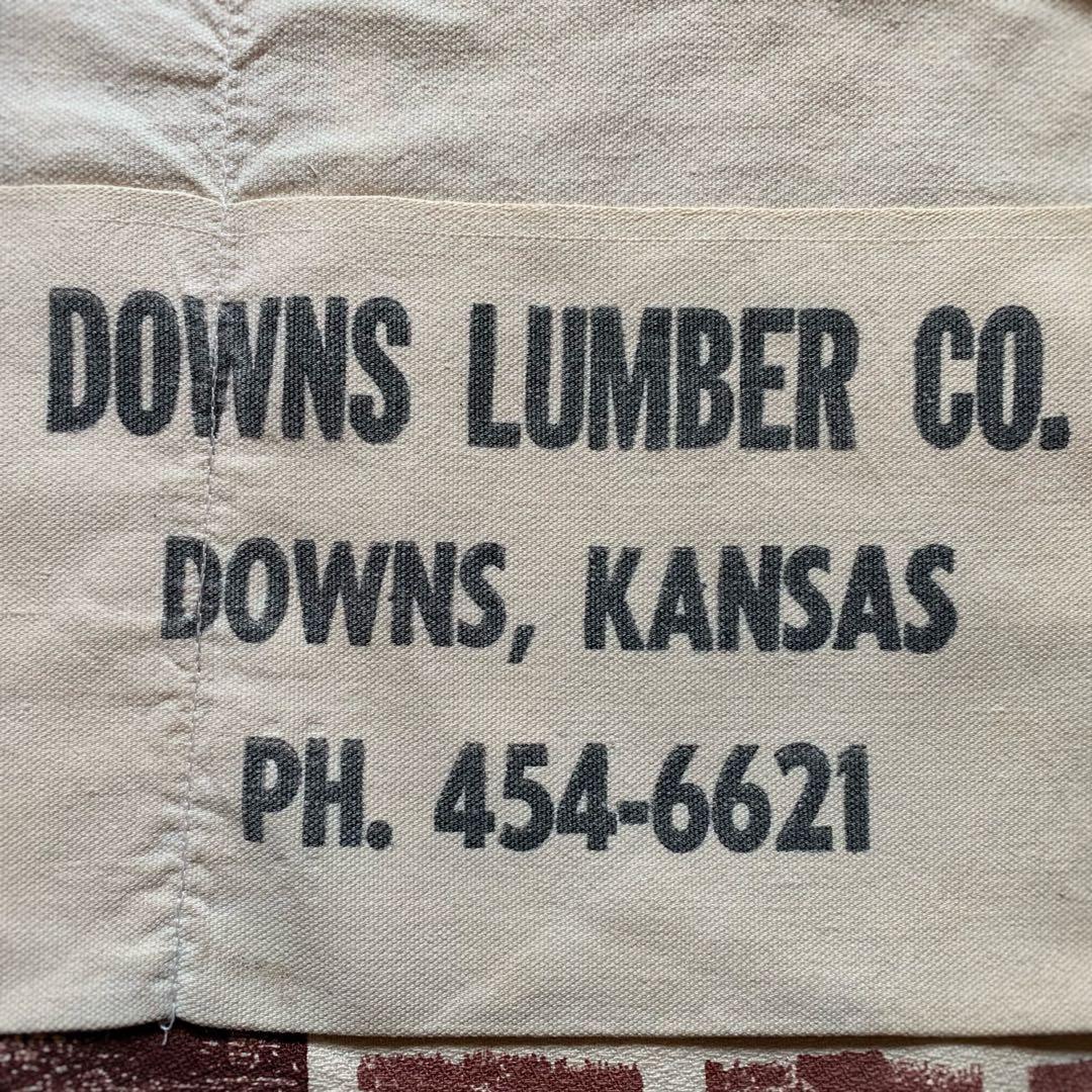 GOOD PRINT 60's〜 VINTAGE WORK APRON USA