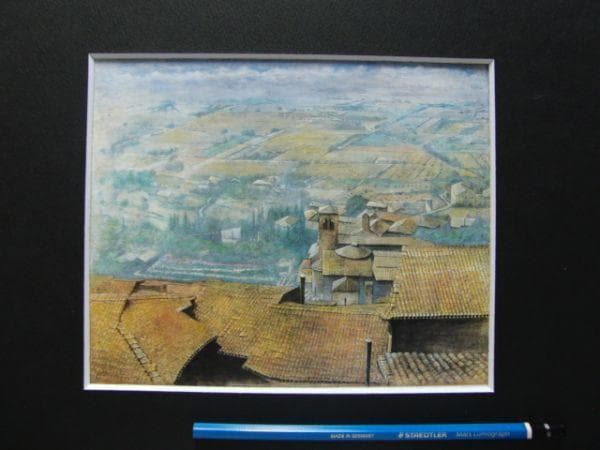 西村 直之 【光と風の詩】 希少画集画、状態良好、新品高級額装付