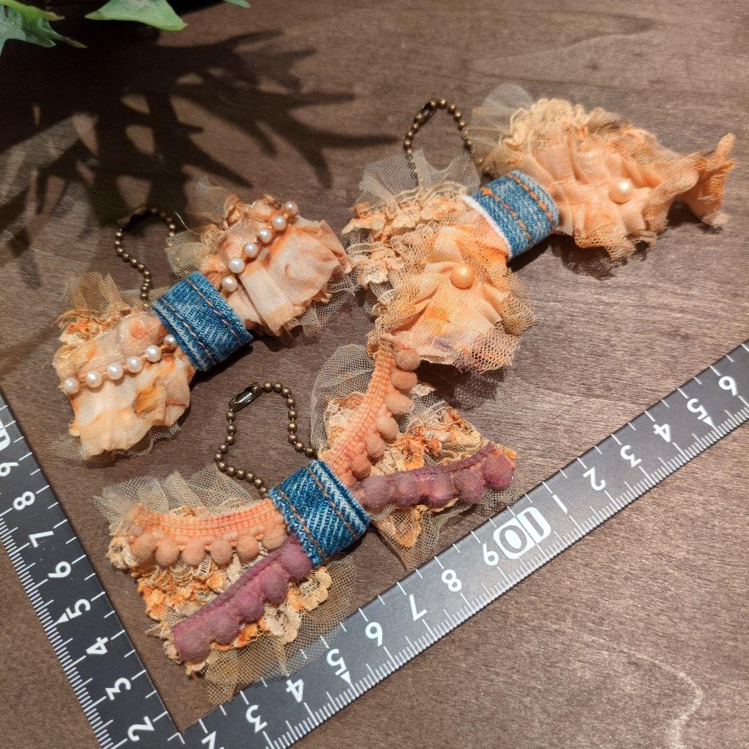 ✦お得セット✦デニムリメイク☆レトロクラシックシャビータグ✨️革タグ