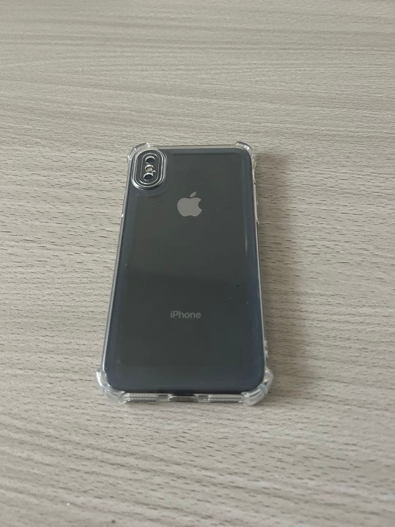 おまけ付 iPhoneX 64GB ブラック 美品 本体 FaceID動作良好