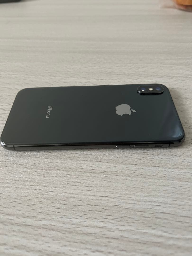 おまけ付 iPhoneX 64GB ブラック 美品 本体 FaceID動作良好