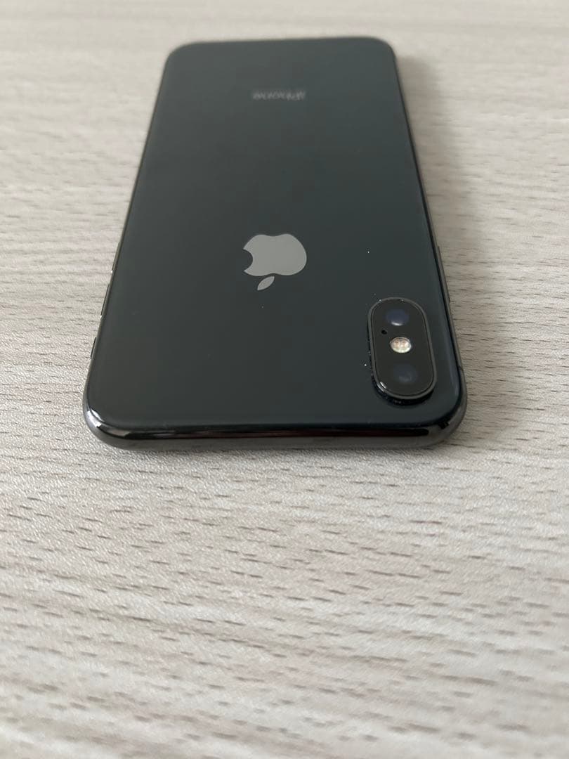 おまけ付 iPhoneX 64GB ブラック 美品 本体 FaceID動作良好