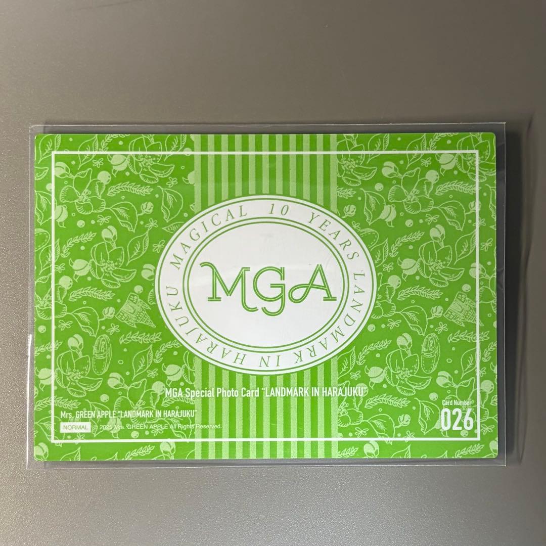 Mrs. GREEN APPLE 大森元貴　直筆サイン入りフォトカード 10周年