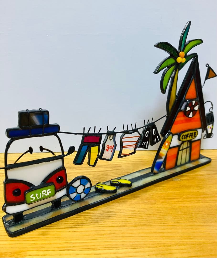 ステンドグラス　小さなまちの物語　2version