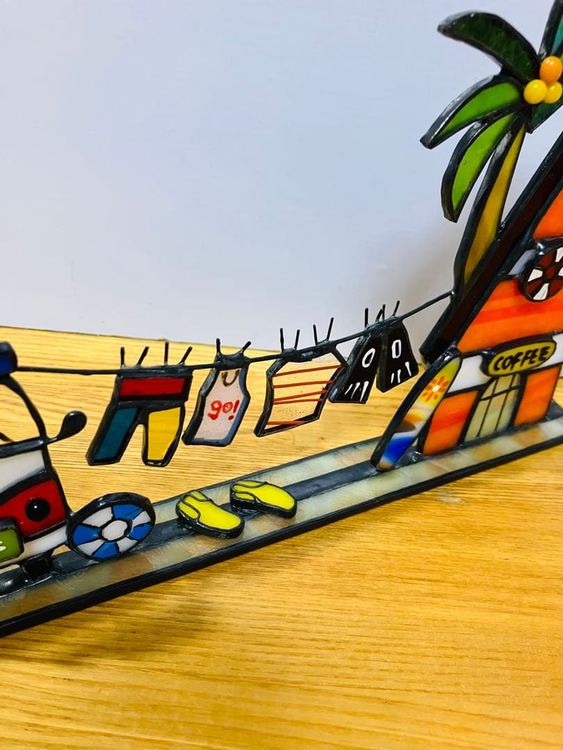 ステンドグラス　小さなまちの物語　2version