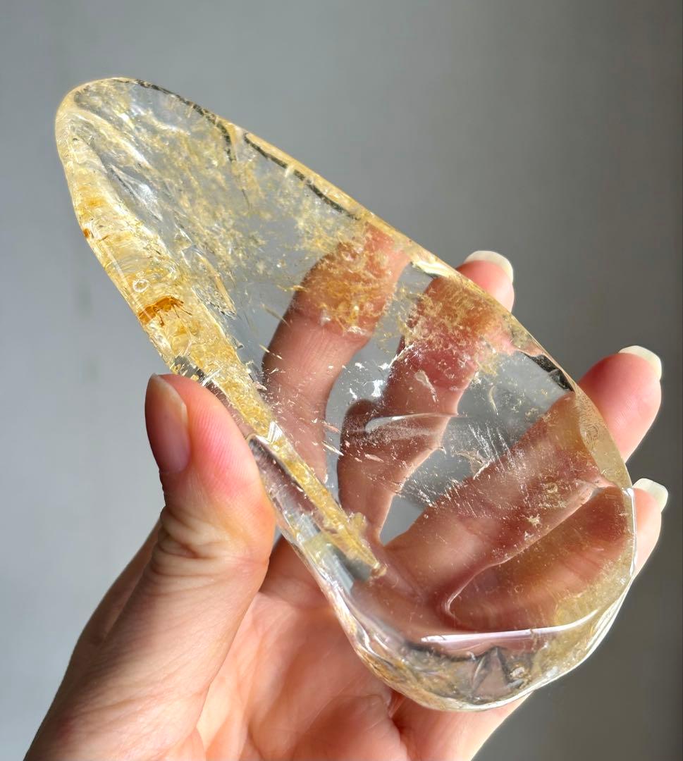 高品質　ゴールデンヒーラー　お皿　透明感