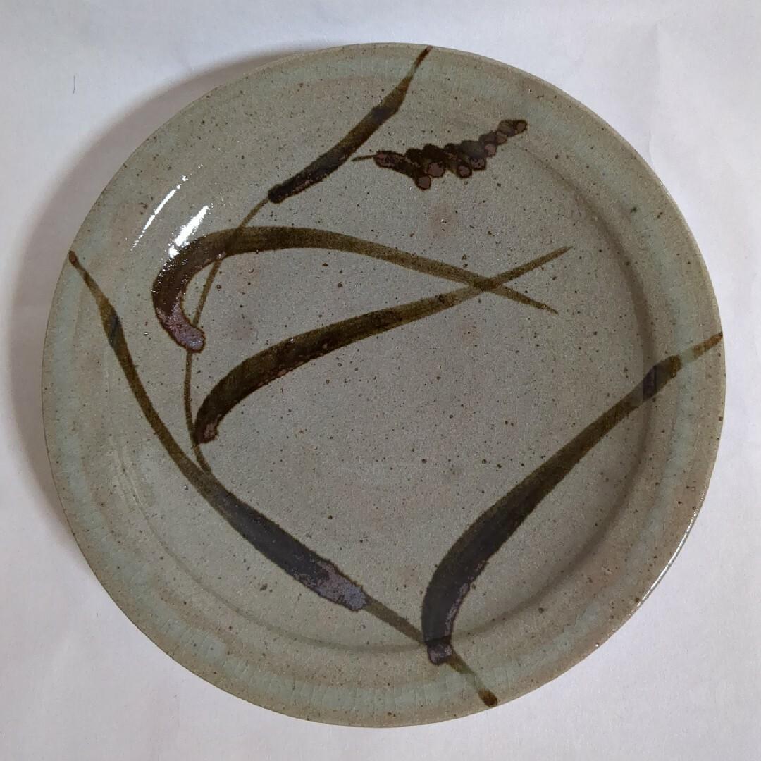 中里太郎右衛門窯 絵唐津皿 唐津焼 直径25cm 大皿 美品