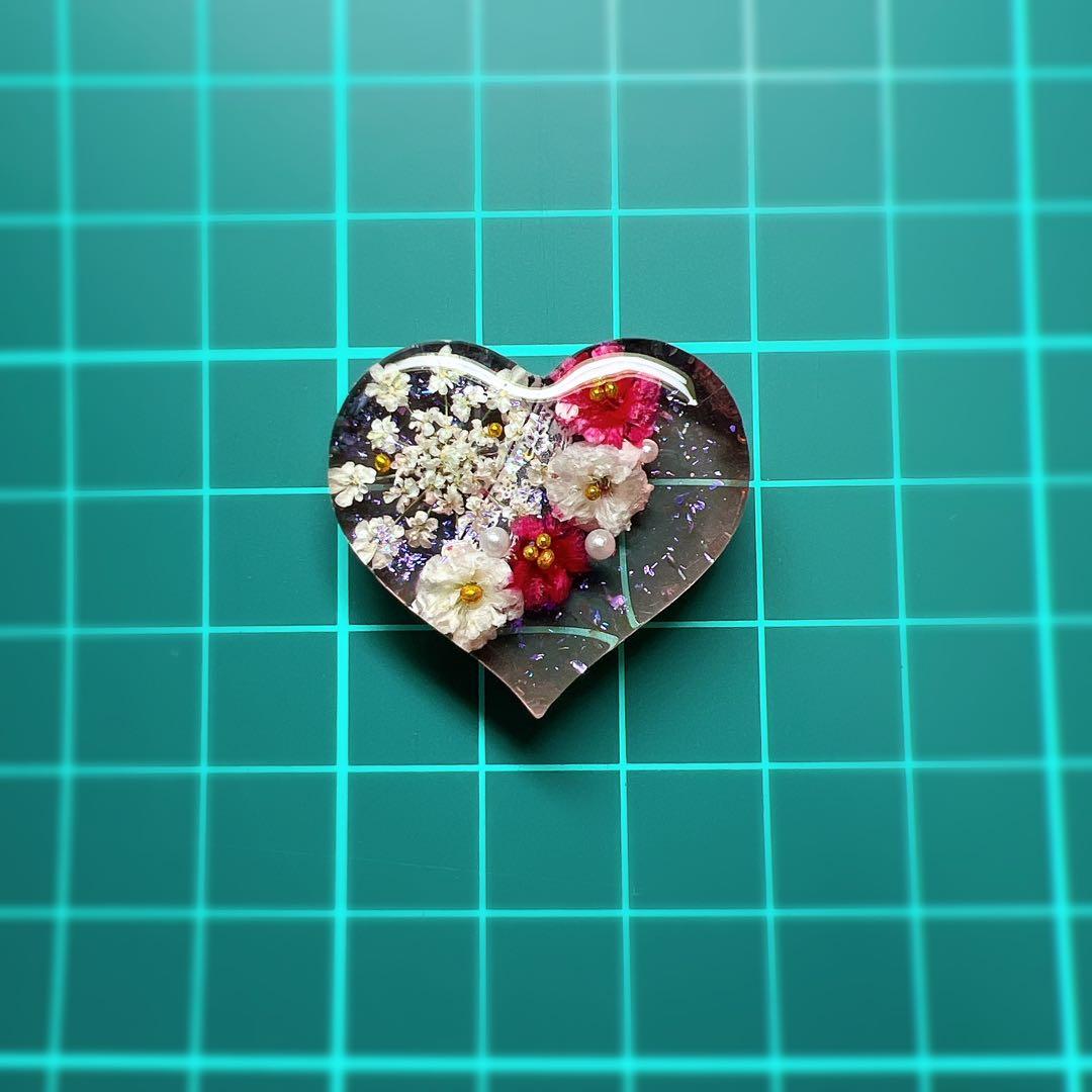 レジン ヘアゴム ドライフラワー No.865