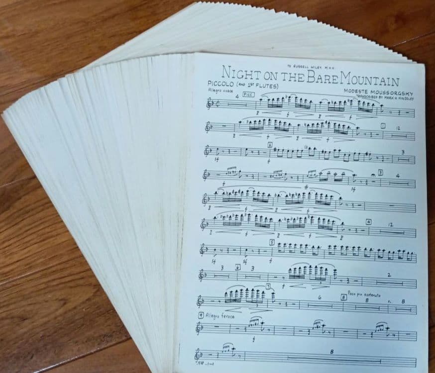 サデュ【吹奏楽・楽譜】禿山の一夜（マーク・ハインズレー編曲）