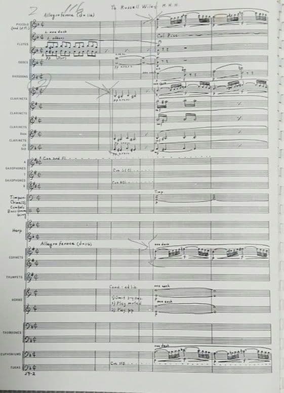 サデュ【吹奏楽・楽譜】禿山の一夜（マーク・ハインズレー編曲）