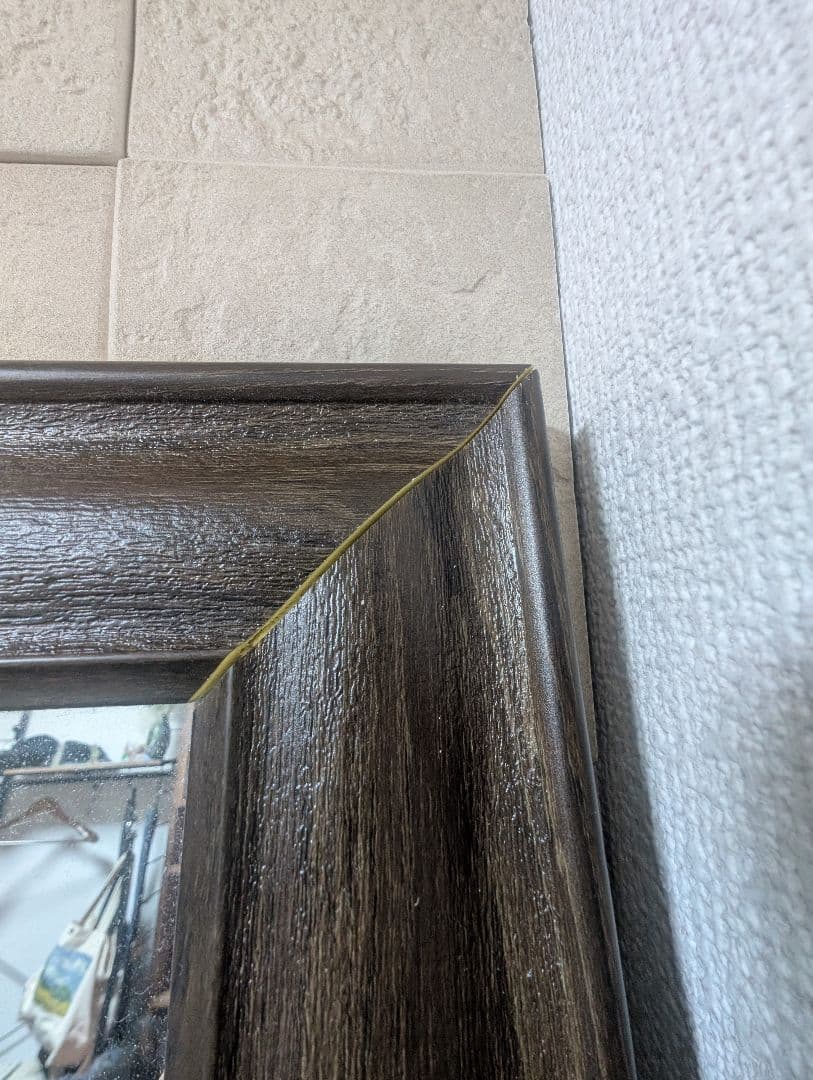 木製フレーム鏡180cm×90cm大型