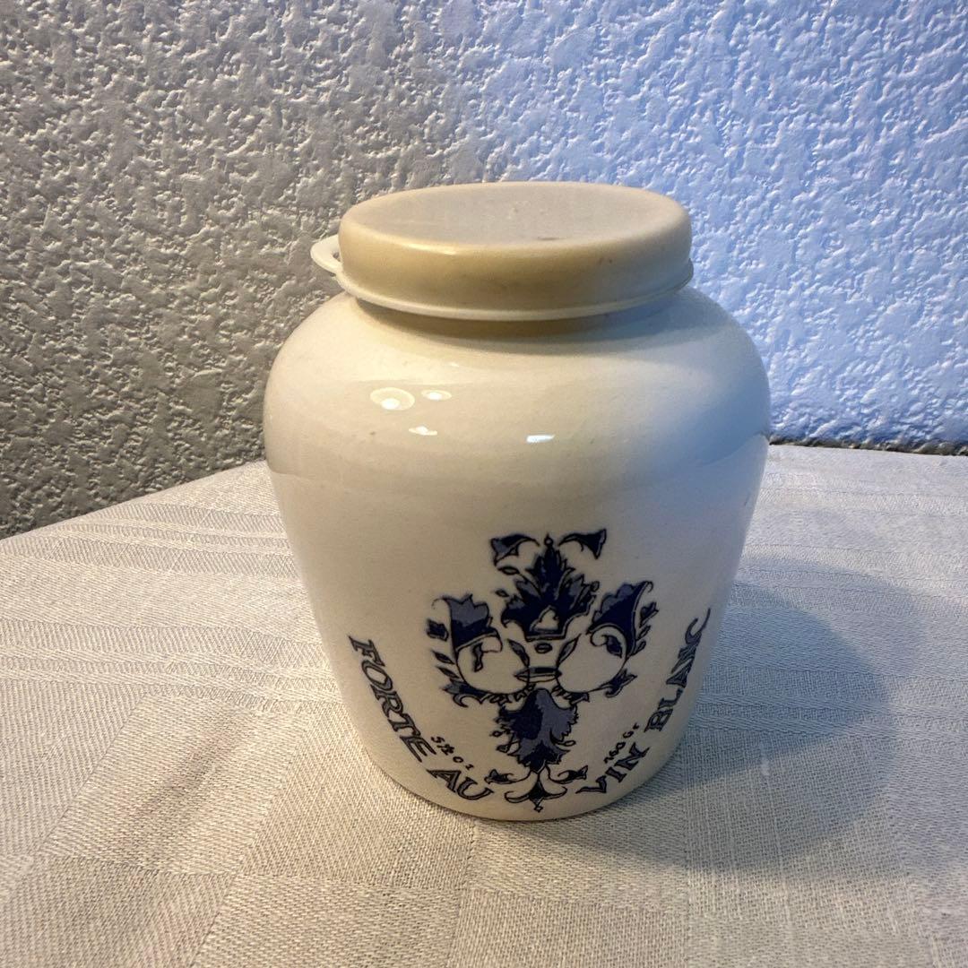 Digoin & Sarreguemines マスタードポット