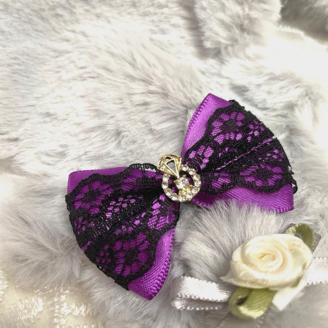 【25-105】ぬい服ちびぐるみ　いつぬい12センチリボン　　ハートヘッドドレス