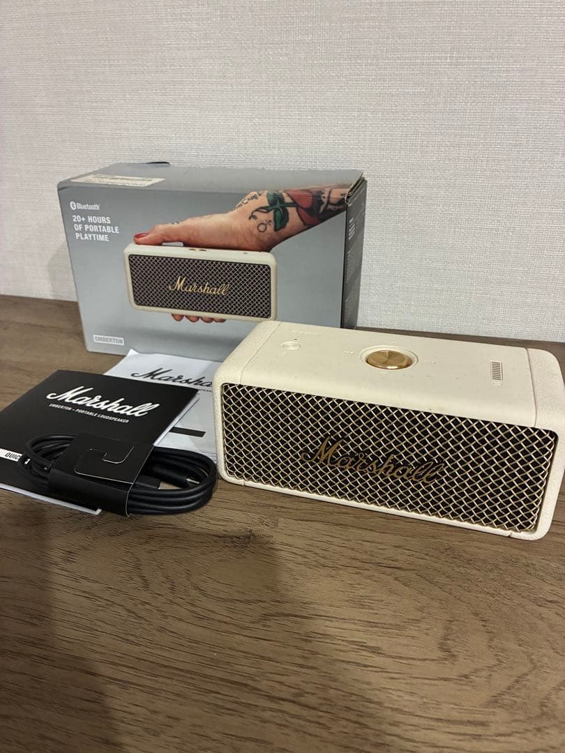 【美品】MARSHALL EMBERTON スピーカー 防水 屋外可