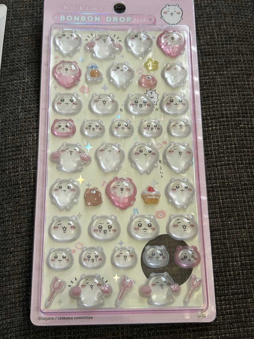 ボンボンドロップシール　ちいかわ　第一弾　4枚セット　新品未開封　正規品