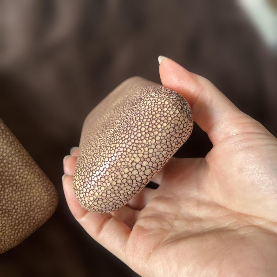 海の宝石☆ガルーシャ☆エイ革☆メガネケース ☆スティングレイ 本革