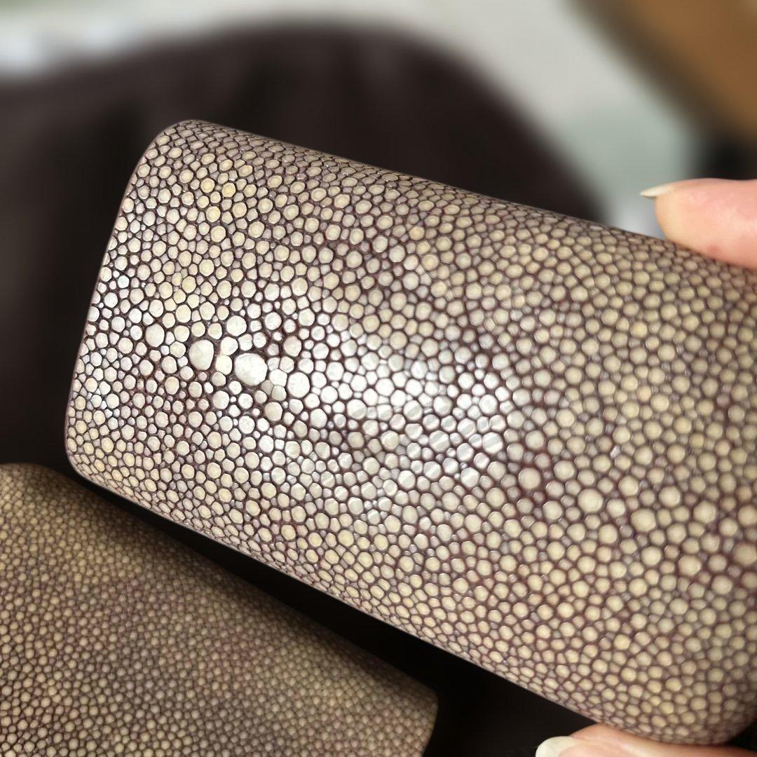 海の宝石☆ガルーシャ☆エイ革☆メガネケース ☆スティングレイ 本革