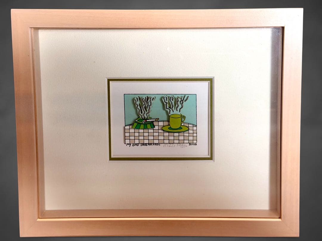 #ジェームスリジィ『MY BAD BREAKFAST』3Dシルクスクリーン