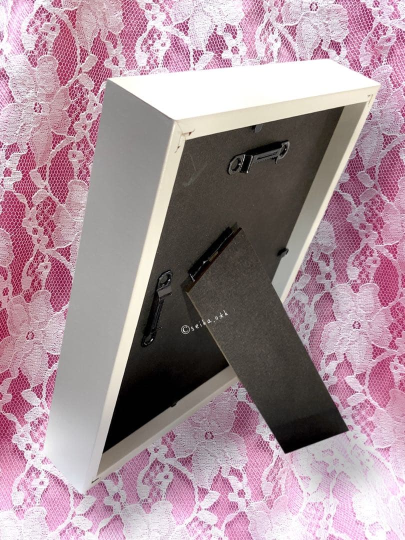 1445春の陽気と山峰 桃桜 小鳥 インテリア シーグラスアート 玄関飾り 置物