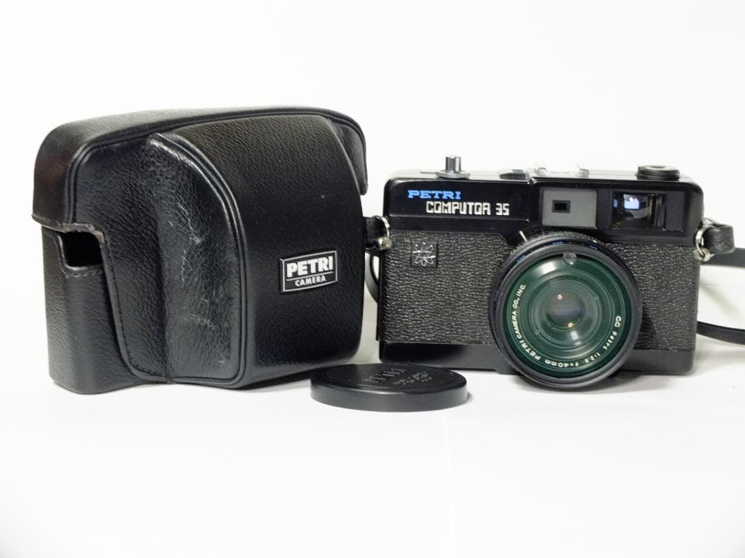 【安心・実写整備品】ペトリ COMPUTOR35 BK／40mmf2.8ケース付