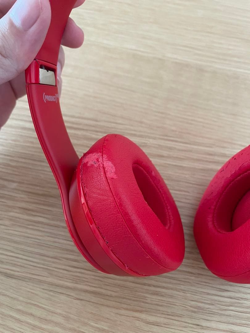 Beats Solo2 ヘッドホン 赤