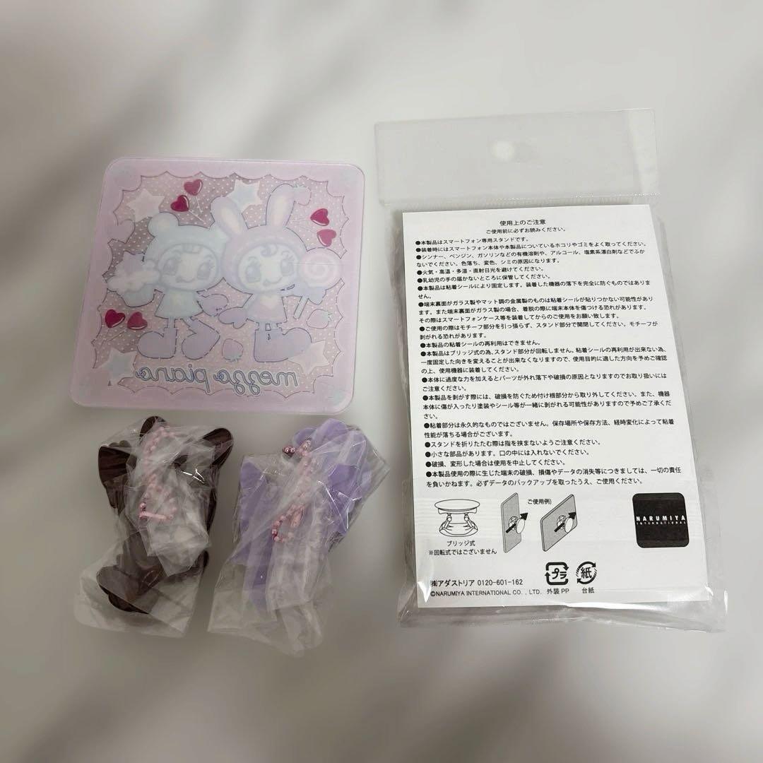 【新品】mezzo piano スマホグリップ＆【カプセルトイ】コースター