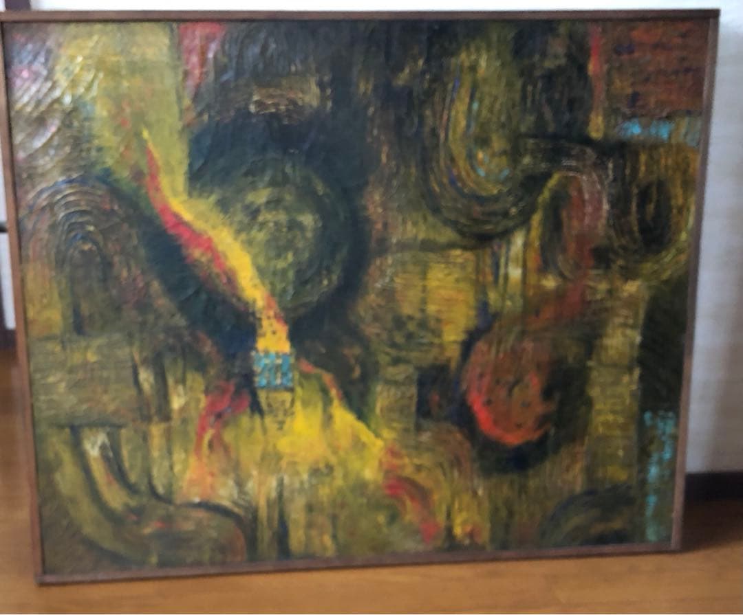 油絵『さだめ』　絵画