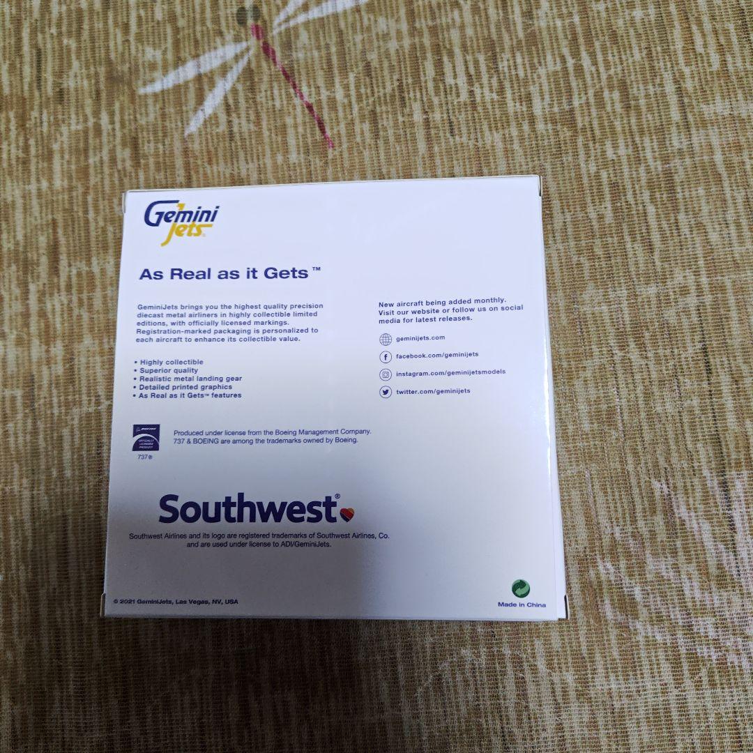ジェミニジェッツ 1/400 ボーイング 737-700 サウスウエスト航空