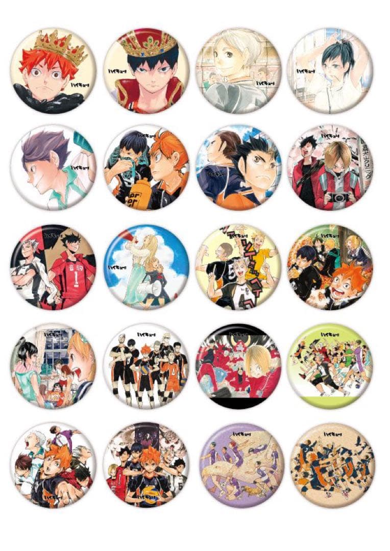 新品未開封　10点　ハイキュー‼︎ コレクション缶バッジ　第３弾