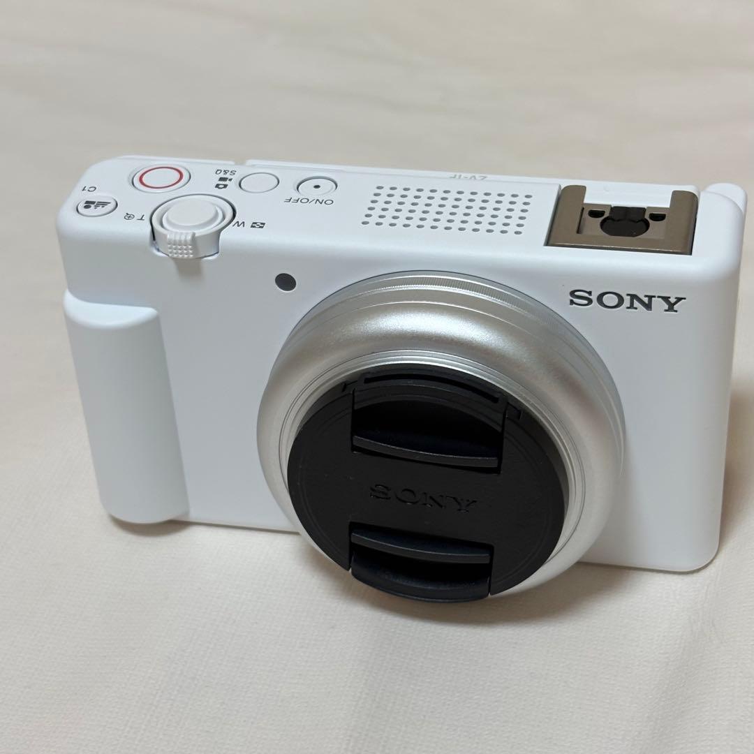 【ほぼ未使用美品】SONY VLOGCAM ZV-1F ホワイト