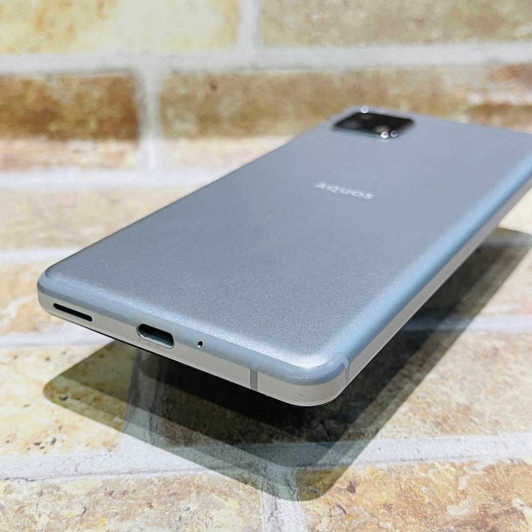 SIMフリー AQUOS sense4 basic 64GB シルバー 電池良好