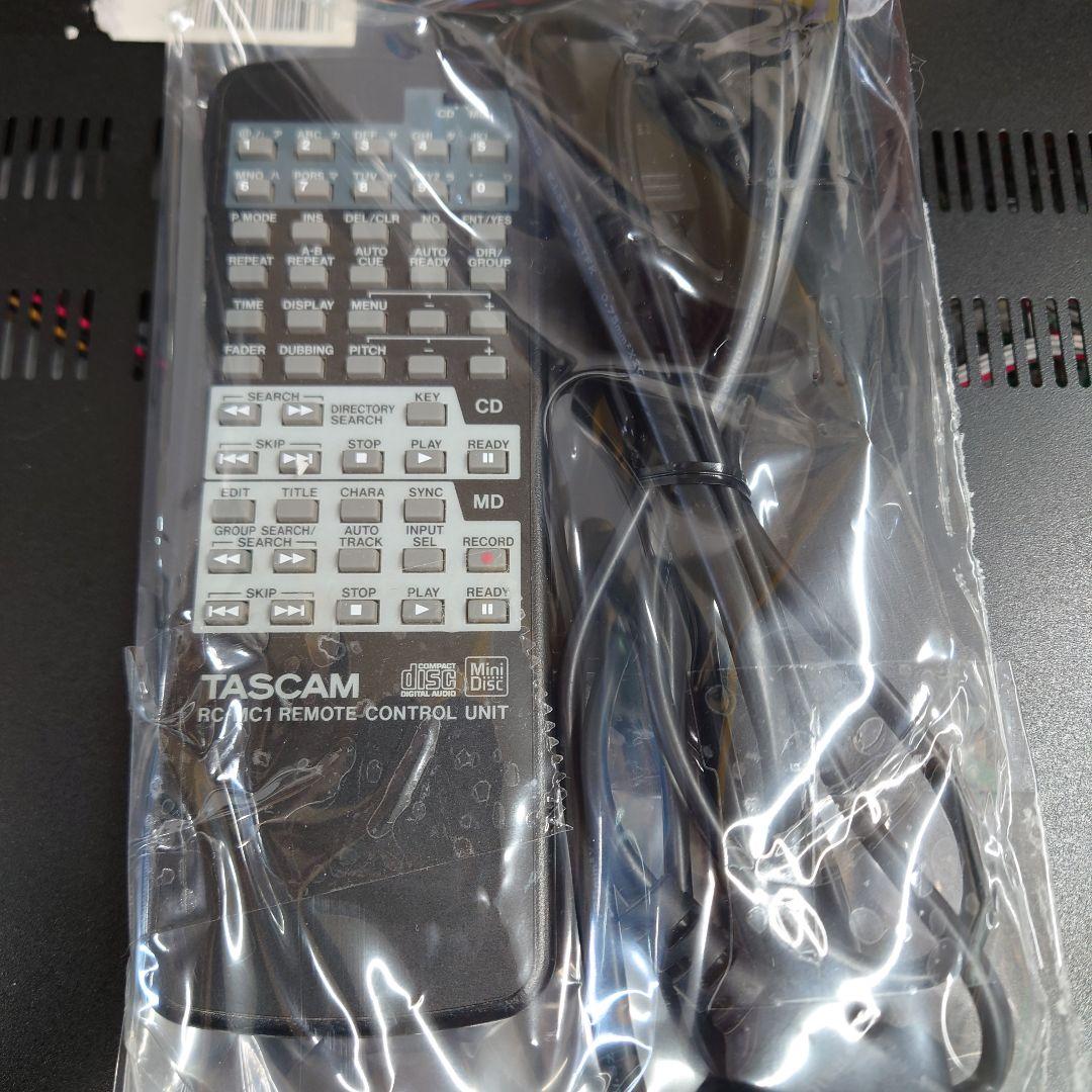 【リモコン・電源AC付】TASCAM　MD-CD1 MK II　CD/MDデッキ