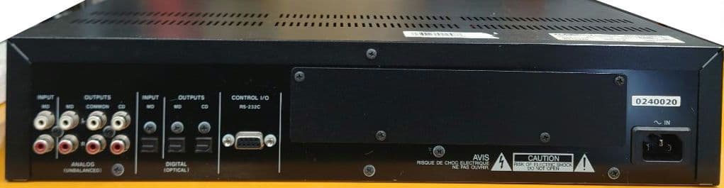 【リモコン・電源AC付】TASCAM　MD-CD1 MK II　CD/MDデッキ