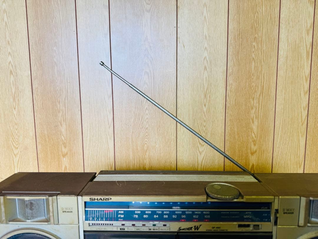 SHARP GF-490 大型ラジカセレトロ ダブルラジカセ サーチャー